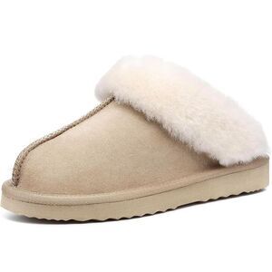 RockDove Women's Madge Scuff Slipper Size 9-10 US Women Beige